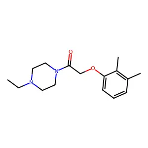 2-(2,3-Dimethylphenoxy)-1-(4-ethylpiperazin-1-yl)ethanone structure