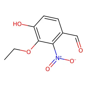 3-Ethoxy-4-hydroxy-2-nitrobenzaldehyde structure