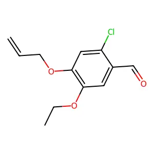 4-(Allyloxy)-2-chloro-5-ethoxybenzaldehyde structure