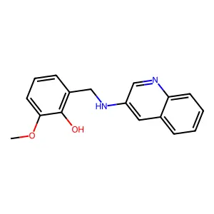 2-Methoxy-6-[(quinolin-3-ylamino)methyl]phenol structure