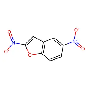 2,5-Dinitrobenzofuran structure