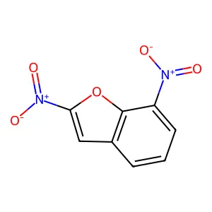 2,7-Dinitro-1-benzofuran structure