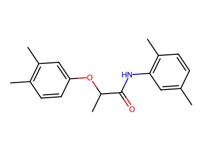 2-(3,4-dimethylphenoxy)-N-(2,5-dimethylphenyl)propanamide structure