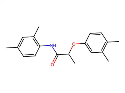 2-(3,4-dimethylphenoxy)-N-(2,4-dimethylphenyl)propanamide structure