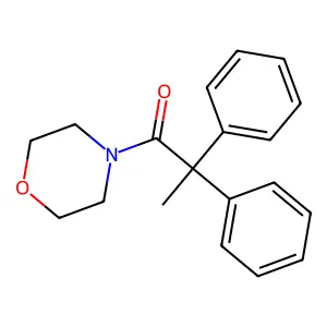 4-(2,2-Diphenylpropanoyl)morpholine structure
