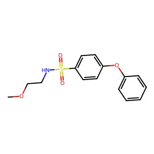 N-(2-methoxyethyl)-4-phenoxybenzenesulfonamide structure
