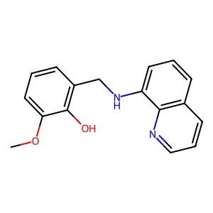 2-Methoxy-6-[(quinolin-8-ylamino)methyl]phenol structure