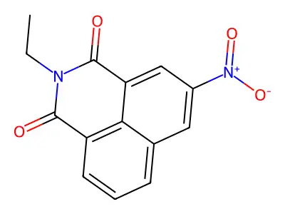2-Ethyl-5-nitrobenzo[de]isoquinoline-1,3-dione structure