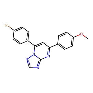 7-(4-Bromophenyl)-5-(4-methoxyphenyl)[1,2,4]triazolo[1,5-a]pyrimidine structure