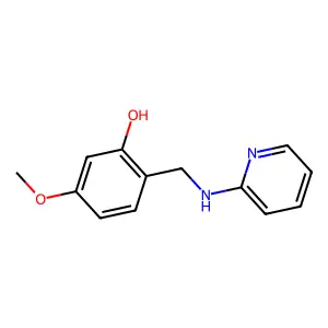 5-Methoxy-2-[(pyridin-2-ylamino)methyl]phenol structure