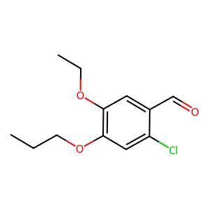 2-Chloro-5-ethoxy-4-propoxybenzaldehyde structure