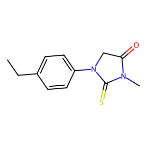 1-(4-Ethylphenyl)-3-methyl-2-thioxoimidazolidin-4-one structure