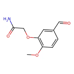 2-(5-Formyl-2-methoxyphenoxy)acetamide structure