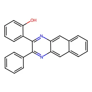 2-(3-Phenylbenzo[g]quinoxalin-2-yl)phenol structure