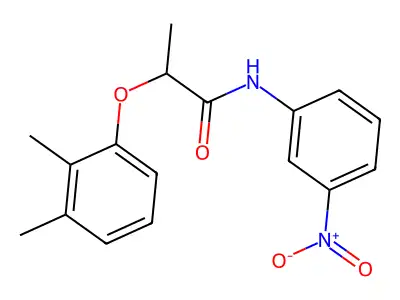 2-(2,3-dimethylphenoxy)-N-(3-nitrophenyl)propanamide structure