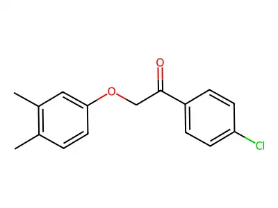 1-(4-Chlorophenyl)-2-(3,4-dimethylphenoxy)ethanone structure