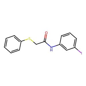 n-(3-Iodophenyl)-2-(phenylthio)acetamide structure