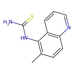 (6-Methylquinolin-5-yl)thiourea structure