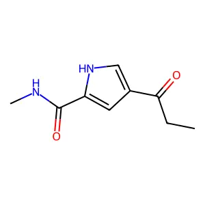 N-methyl-4-propanoyl-1H-pyrrole-2-carboxamide structure