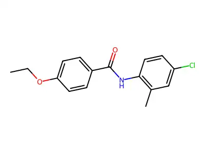 N-(4-chloro-2-methylphenyl)-4-ethoxybenzamide structure