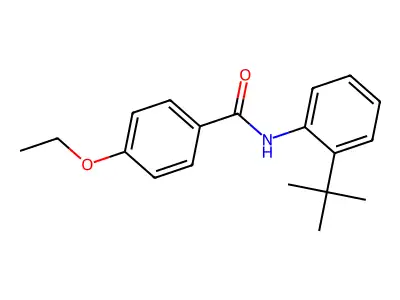 N-(2-tert-butylphenyl)-4-ethoxybenzamide structure