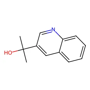 2-Quinolin-3-ylpropan-2-ol structure
