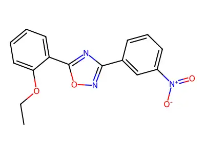 5-(2-Ethoxyphenyl)-3-(3-nitrophenyl)-1,2,4-oxadiazole structure