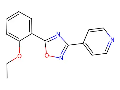 4-[5-(2-Ethoxyphenyl)-1,2,4-oxadiazol-3-yl]pyridine structure