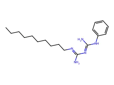 Guanidine,n-[(decylamino)iminomethyl]-n-phenyl- structure