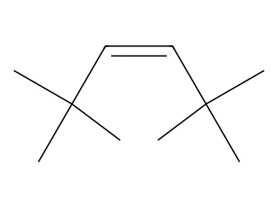 3-Hexene, 2,2,5,5-tetramethyl-, (Z)- structure