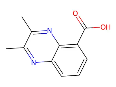 2,3-dimethylquinoxaline-5-carboxylic Acid structure