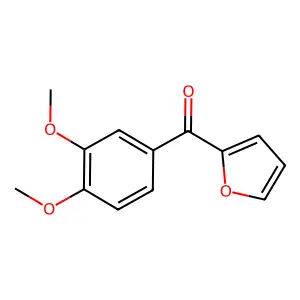 2-(3,4-Dimethoxybenzoyl)furan structure
