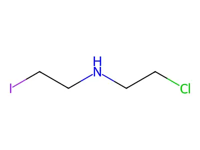 2-氯-2'-碘二乙胺 structure