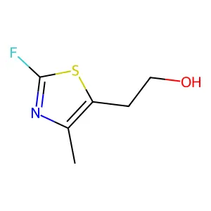 2-(2-Fluoro-4-methylthiazol-5-YL)ethanol structure