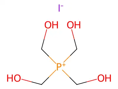 Tetrakis(hydroxymethyl)phosphonium iodide structure