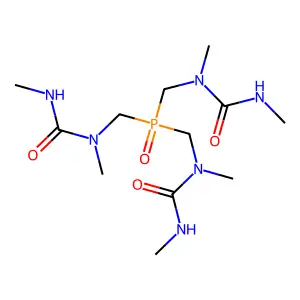 1-[bis[[methyl(methylcarbamoyl)amino]methyl]phosphorylmethyl structure