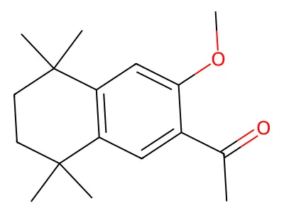 1-(5,6,7,8-Tetrahydro-3-methoxy-5,5,8,8-tetramethyl-2-naphthyl)ethan-1-one structure