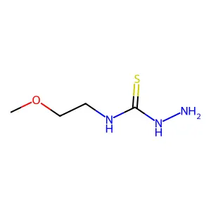 3-Amino-1-(2-methoxyethyl)thiourea structure