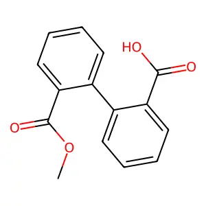2-(2-(Methoxycarbonyl)phenyl)benzoic acid structure
