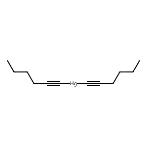 Di(hex-1-yn-1-yl)mercury structure