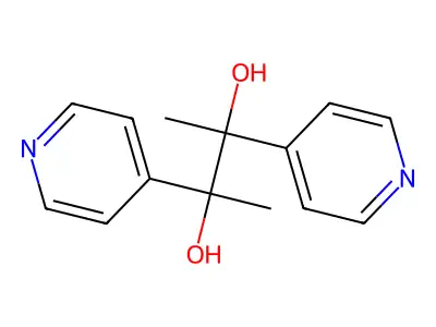 2,3-Di(4-pyridyl)-2,3-butanediol structure