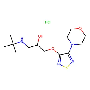 Timolol HCl structure