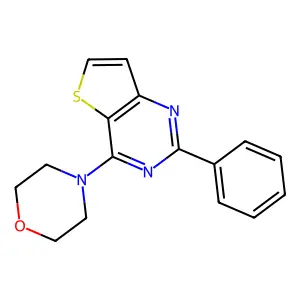 4-(2-Phenylthieno[3,2-d]pyrimidin-4-yl)morpholine structure