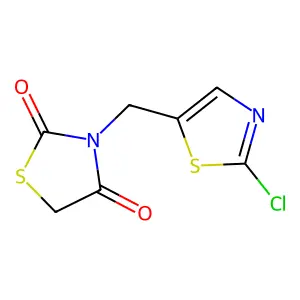 3-[(2-Chloro-1,3-thiazol-5-yl)methyl]-1,3-thiazolidine-2,4-dione structure