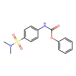 phenyl N-[4-(dimethylsulfamoyl)phenyl]carbamate structure