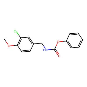 phenyl N-(3-chloro-4-methoxybenzyl)carbamate structure