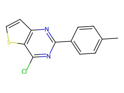 4-Chloro-2-(4-methylphenyl)thieno[3,2-d]pyrimidine structure