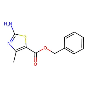 Benzyl 2-amino-4-methyl-1,3-thiazole-5-carboxylate structure