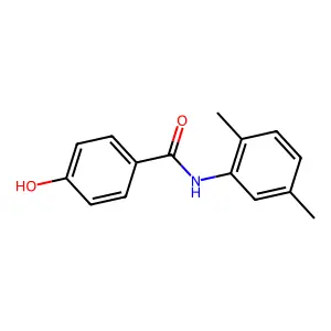N-(2,5-dimethylphenyl)-4-hydroxybenzamide structure