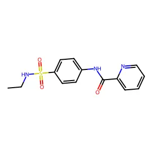 N-[4-(ethylsulfamoyl)phenyl]pyridine-2-carboxamide structure